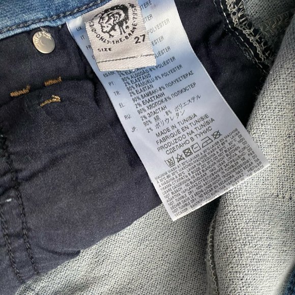 Diesel Fayza-Ne boyfriend jogg jeans size 27 - Picture 6 of 11